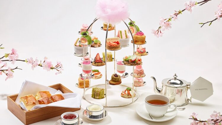 Elegant afternoon tea service