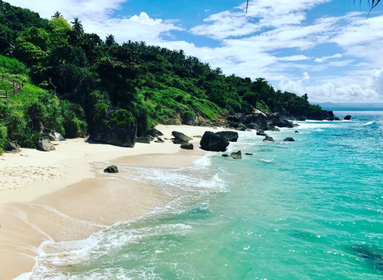 The beautiful coastline of the Island of Sumba in Indonesia.