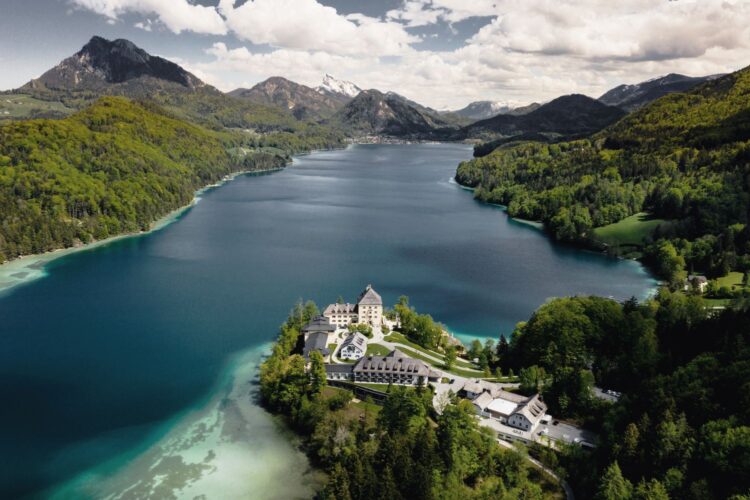 Rosewood Schloss Fuschl luxury hotel on Lake Fuschl in the Austrian Alps