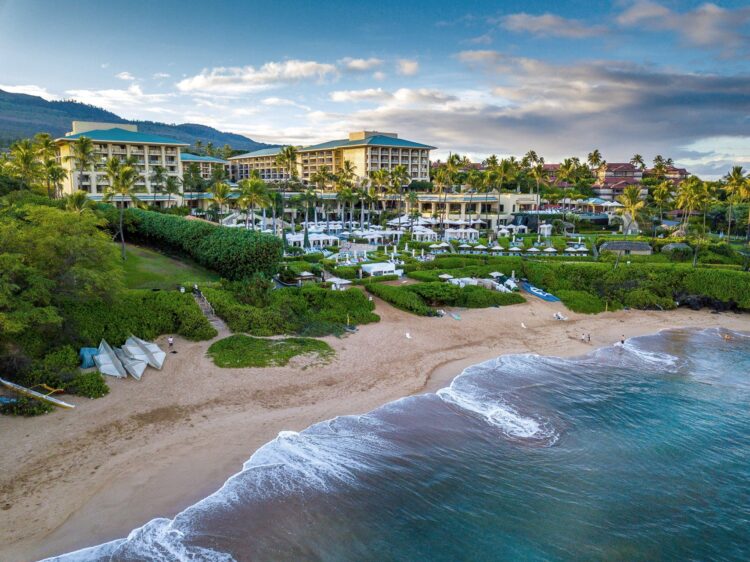 Beachfront view of Four Seasons Resort Maui at Wailea