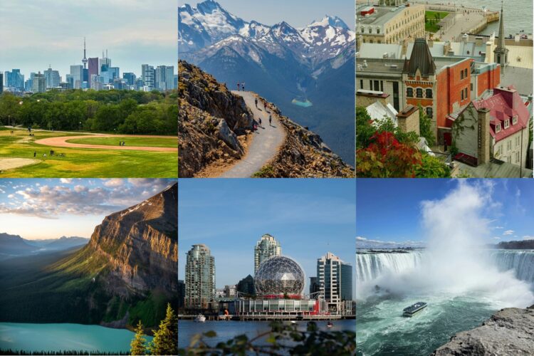 Luxury Canada holidays featuring Toronto, the Canadian Rockies, Quebec City, Vancouver, and Niagara Falls
