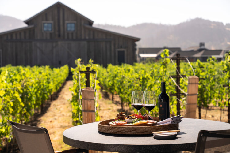 Four Seasons Napa Valley — a countryside table set for slow moments, fine wine, and meaningful connection.