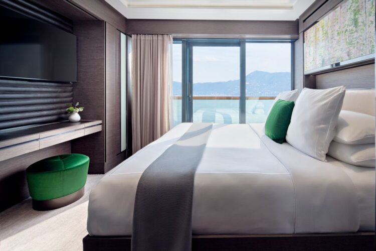 Suite with ocean view on Ritz-Carlton Yacht Collection